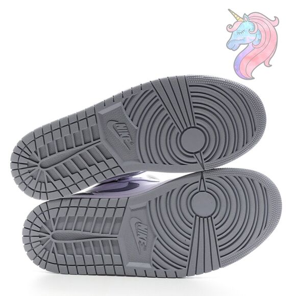 Mens Size 10 Nike Air Jordan 1 Retro High OG Stealth White Gray 555088 037 New - Picture 13 of 16